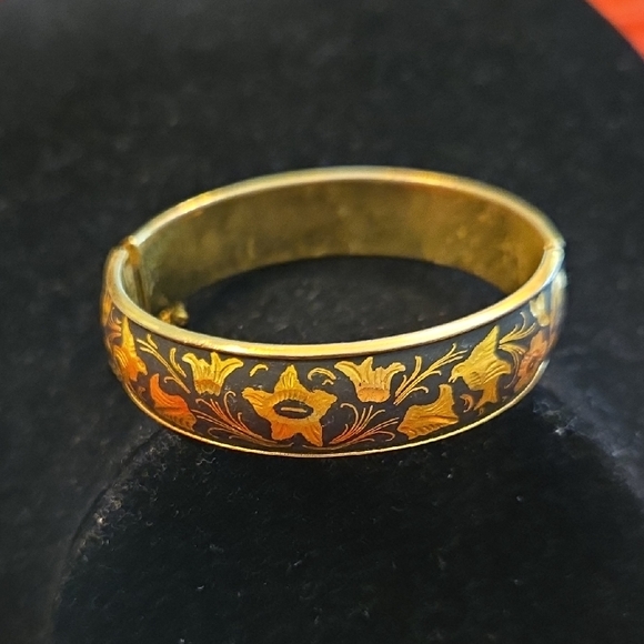 Vintage Damascene Bracelet - Picture 1 of 5